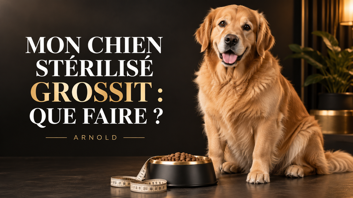 Mon chien stérilisé grossit : que faire ?