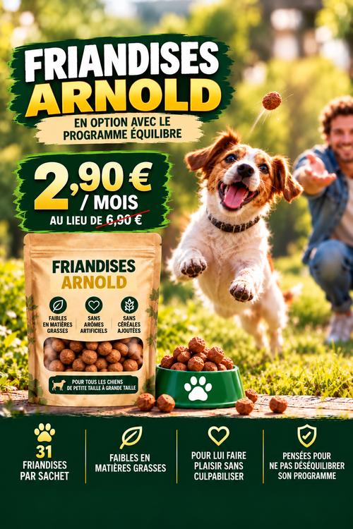 Informations nutritionnelles des croquettes ARNOLD