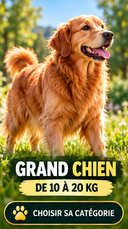 Grand chien de 10 à 20 kg