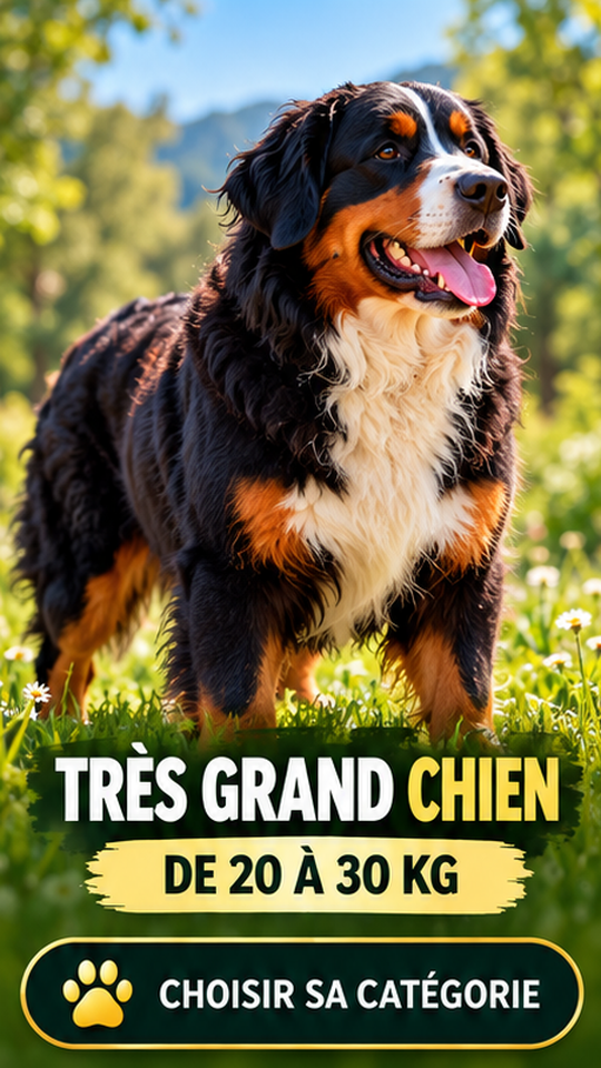 Très grand chien de 20 à 30 kg