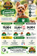 ARNOLD – Programme ESSENTIEL petit chien / jusqu’à 5 kg – 3 kg