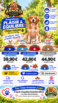 Programme ARNOLD Plaisir et Équilibre 6 kg – chien moyen de 5 à 10 kg